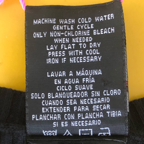 Vintage Polo Ralph Lauren Black Stripes Ribbed Sweater - Picture 7 of 7